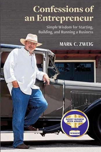 Book cover for “Confessions of an Entrepreneur”